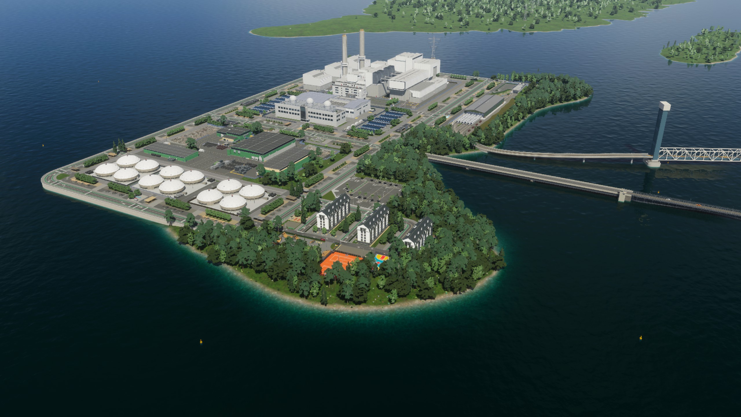 天际线城建展 #4 20260327 今昔环保岛与山脚低密度住宅区