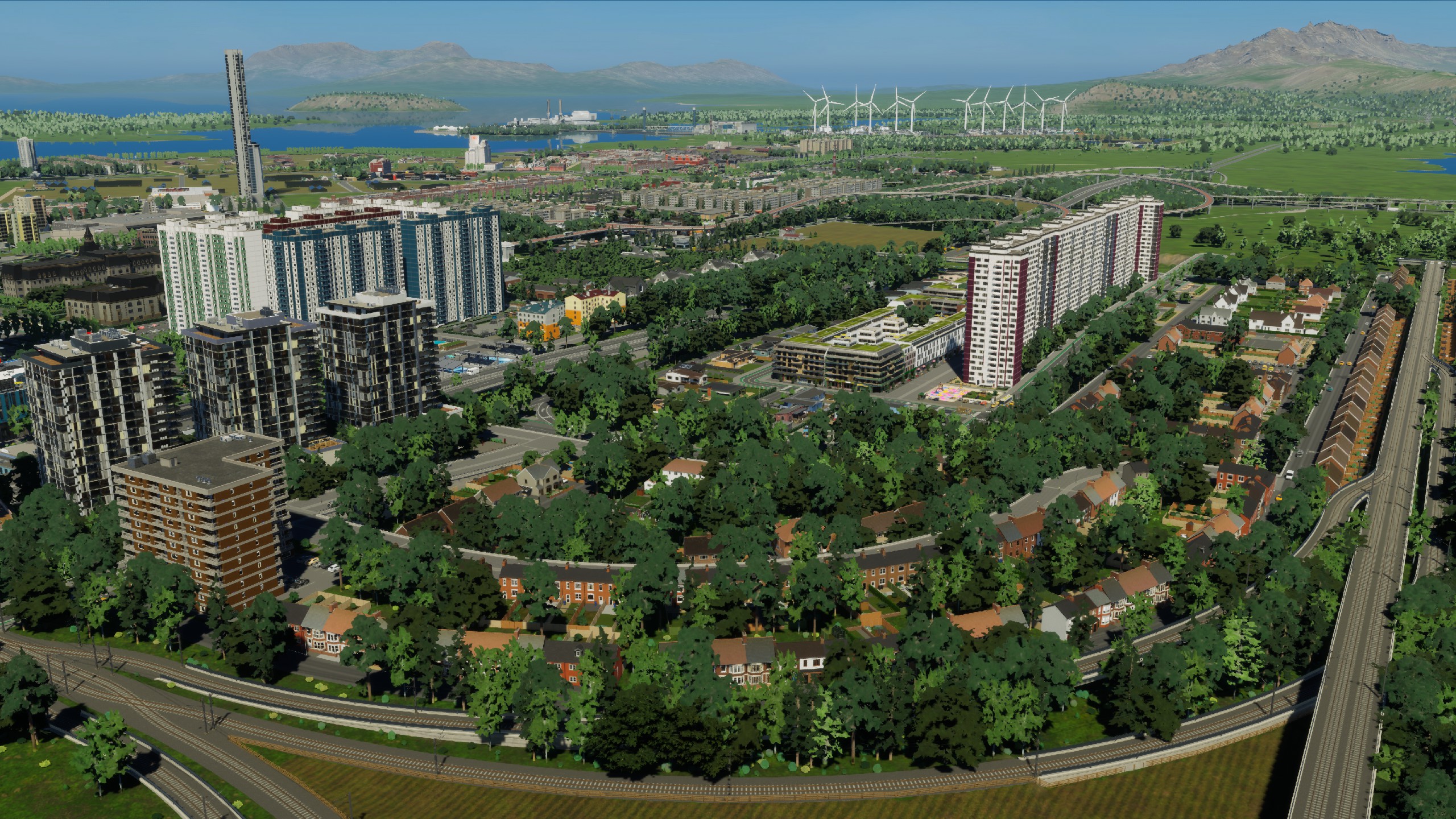 天际线城建展 #4 20260327 今昔环保岛与山脚低密度住宅区