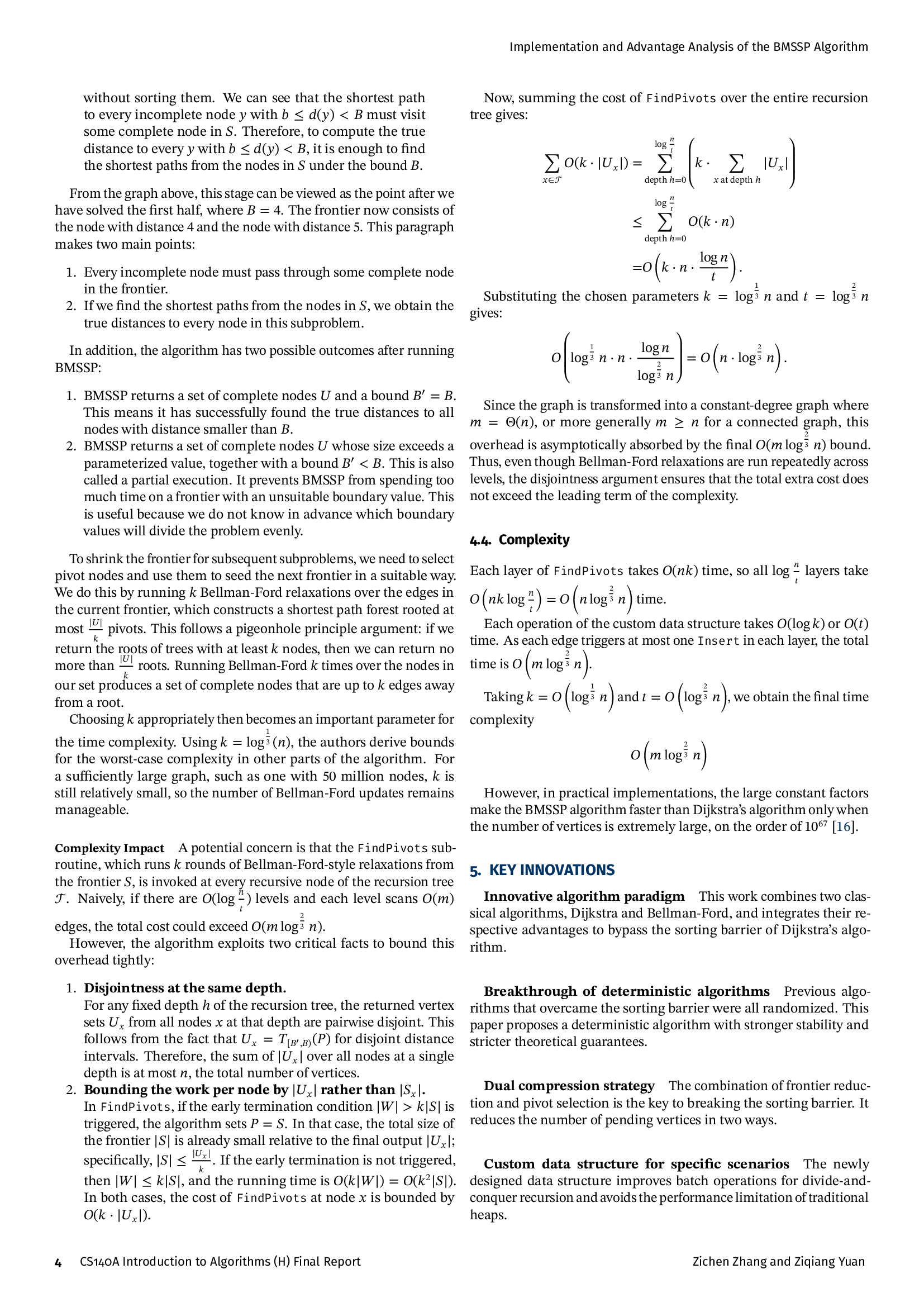 Implementation and Advantage Analysis of the BMSSP Algorithm